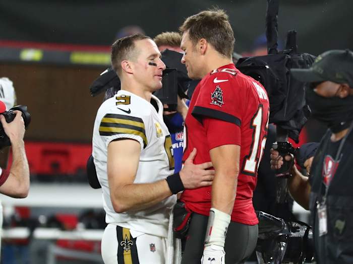 Drew Brees and Tom Brady